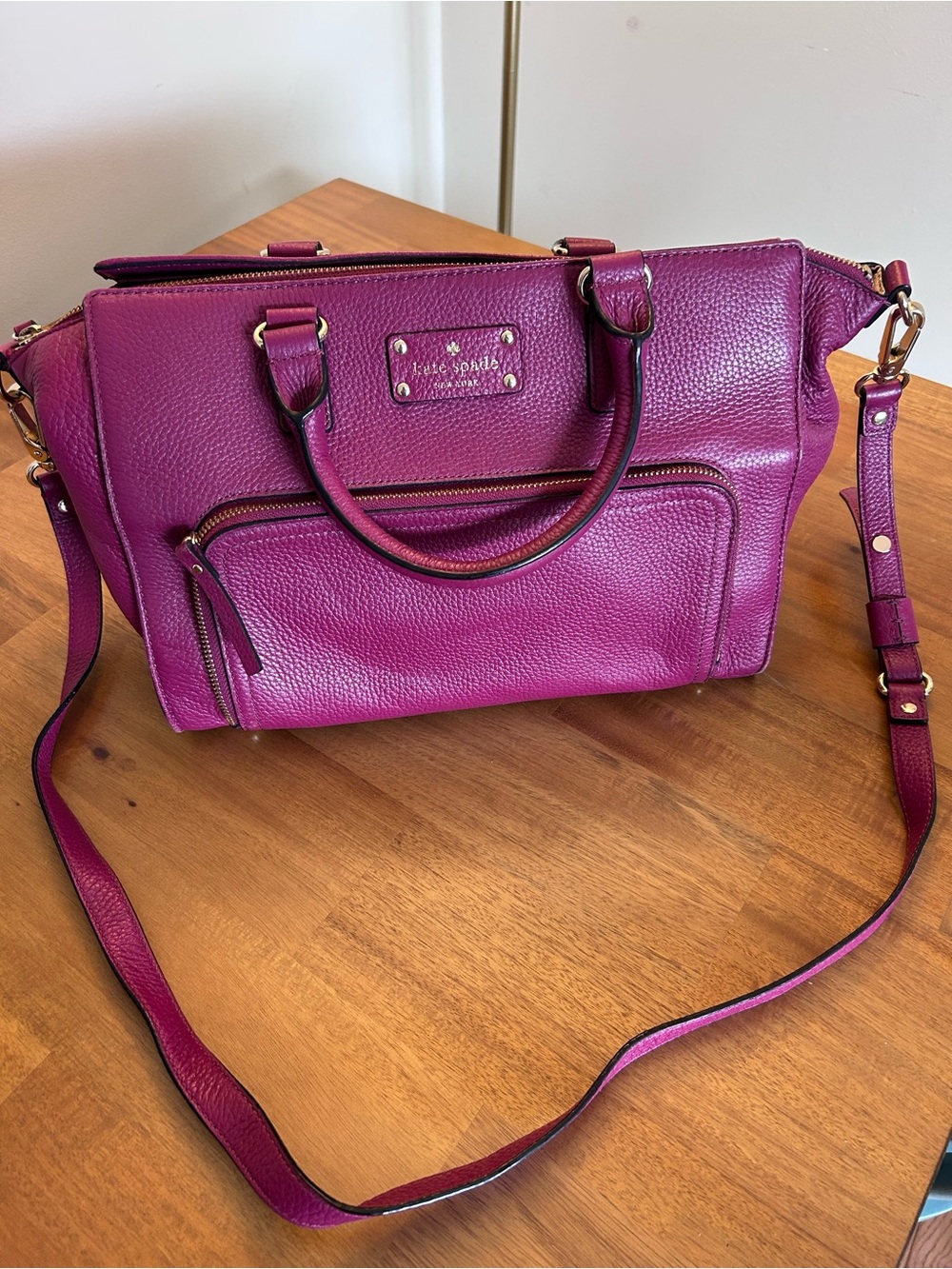 kate spade Baxter Street Tote Bag - Magenta